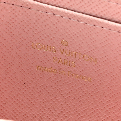 Louis Vuitton Damier Ebene Zippy Coin Purse Rose Ballerine 6 of 7