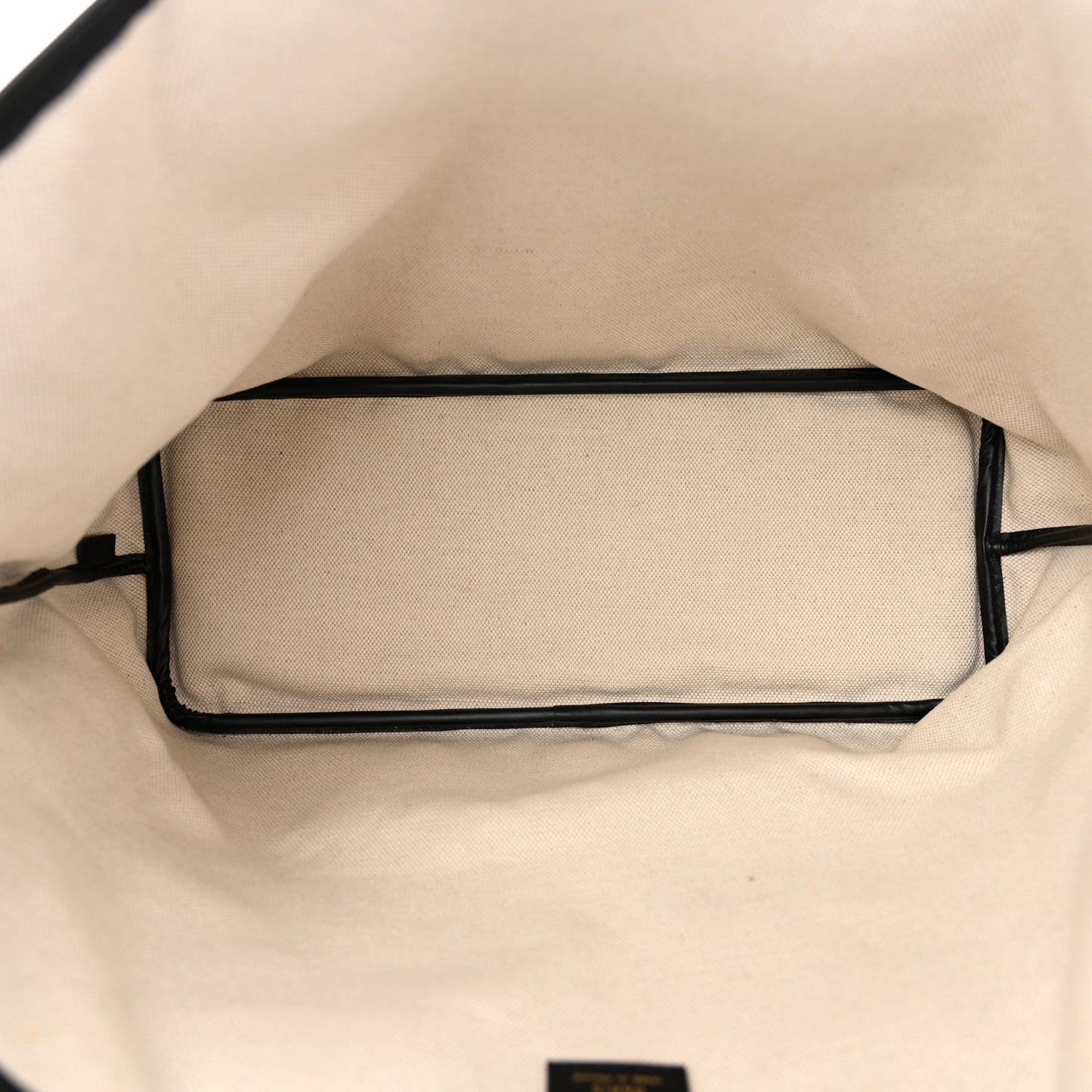 Grained Calfskin Canvas 1920 Oh! Tote Ruban MM Carbon Bronze