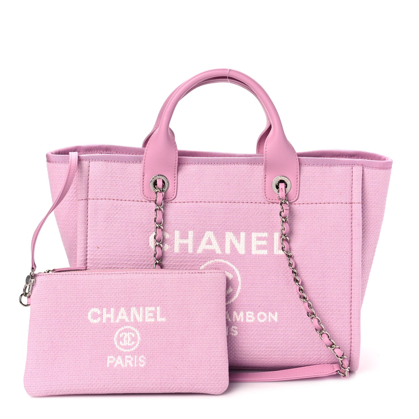 Mixed Fibers Small Deauville Tote Pink