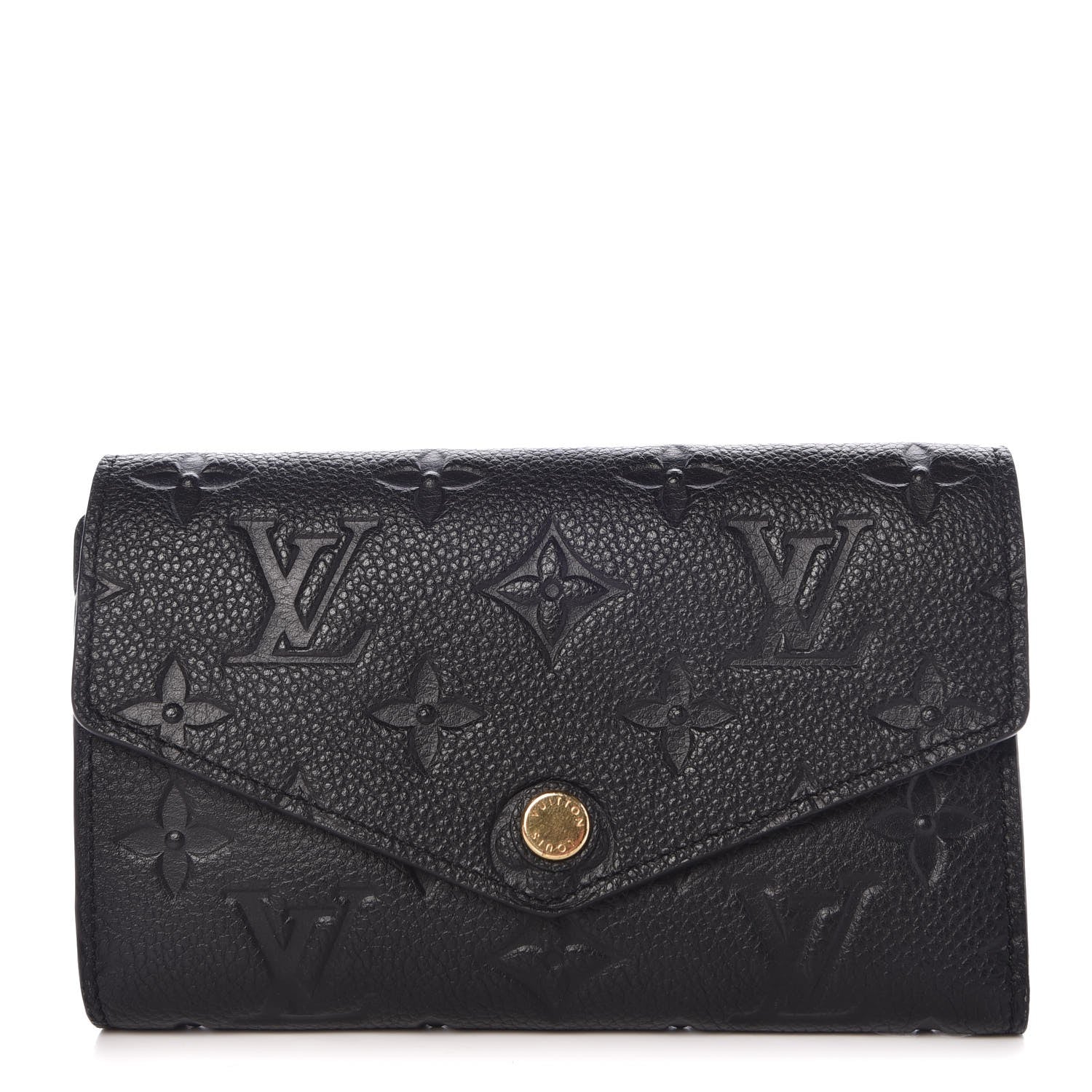 Louis Vuitton Empreinte Compact Curieuse Wallet Black 1 of 11