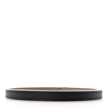 Hermes Swift Epsom 13mm Belt Strap 70 28 Etoupe Black 2 of 6