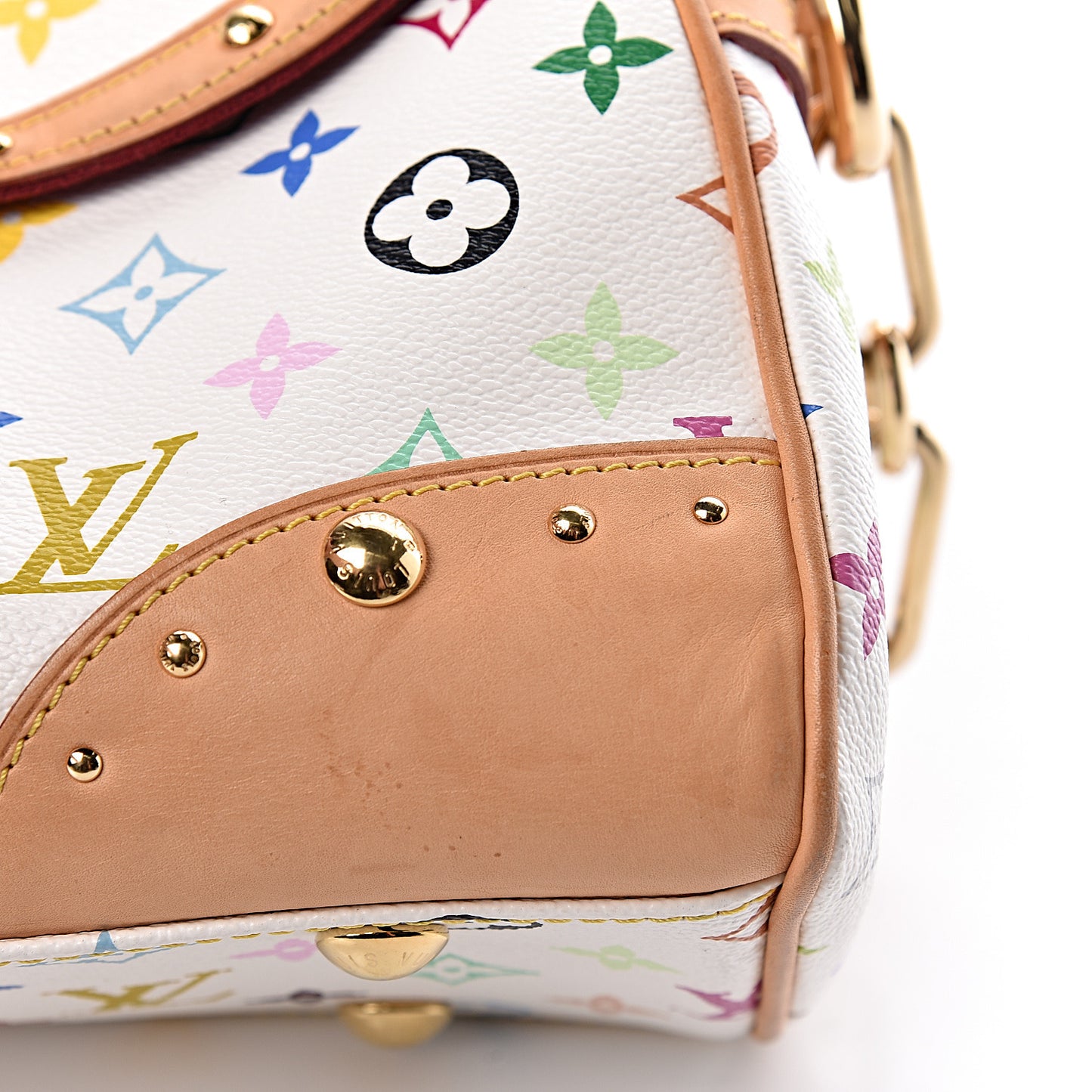 Monogram Multicolor Beverly MM White