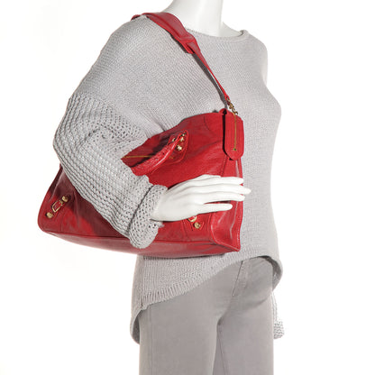 Balenciaga Agneau Giant 12 Gold Hardware City Rouge Cardinal 2 of 12