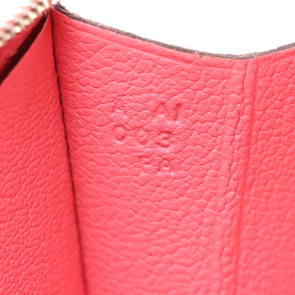 Hermes Epsom Remix Duo Wallet Rose Azalee Orange Poppy 8 of 9