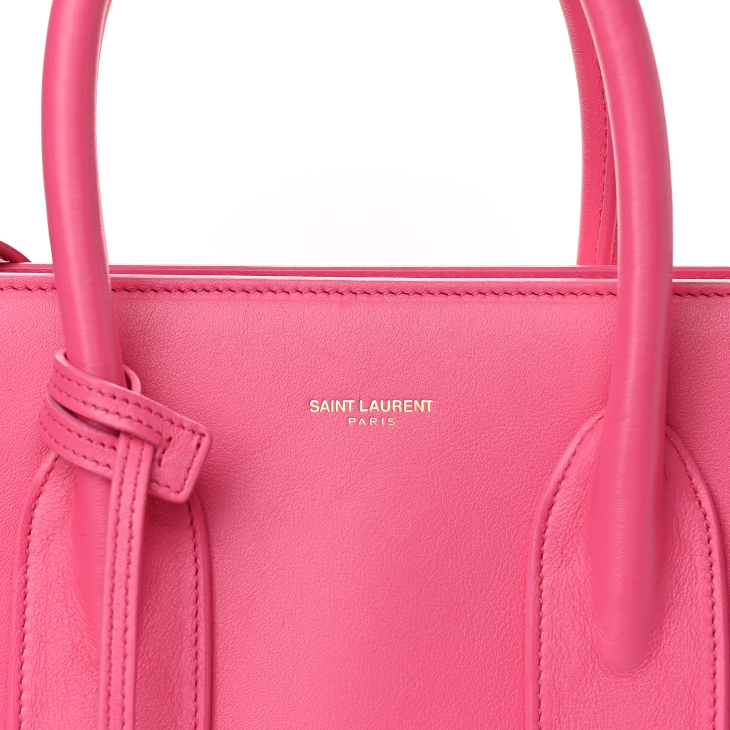 Saint Laurent Calfskin Small Sac De Jour Bubblegum 7 of 9
