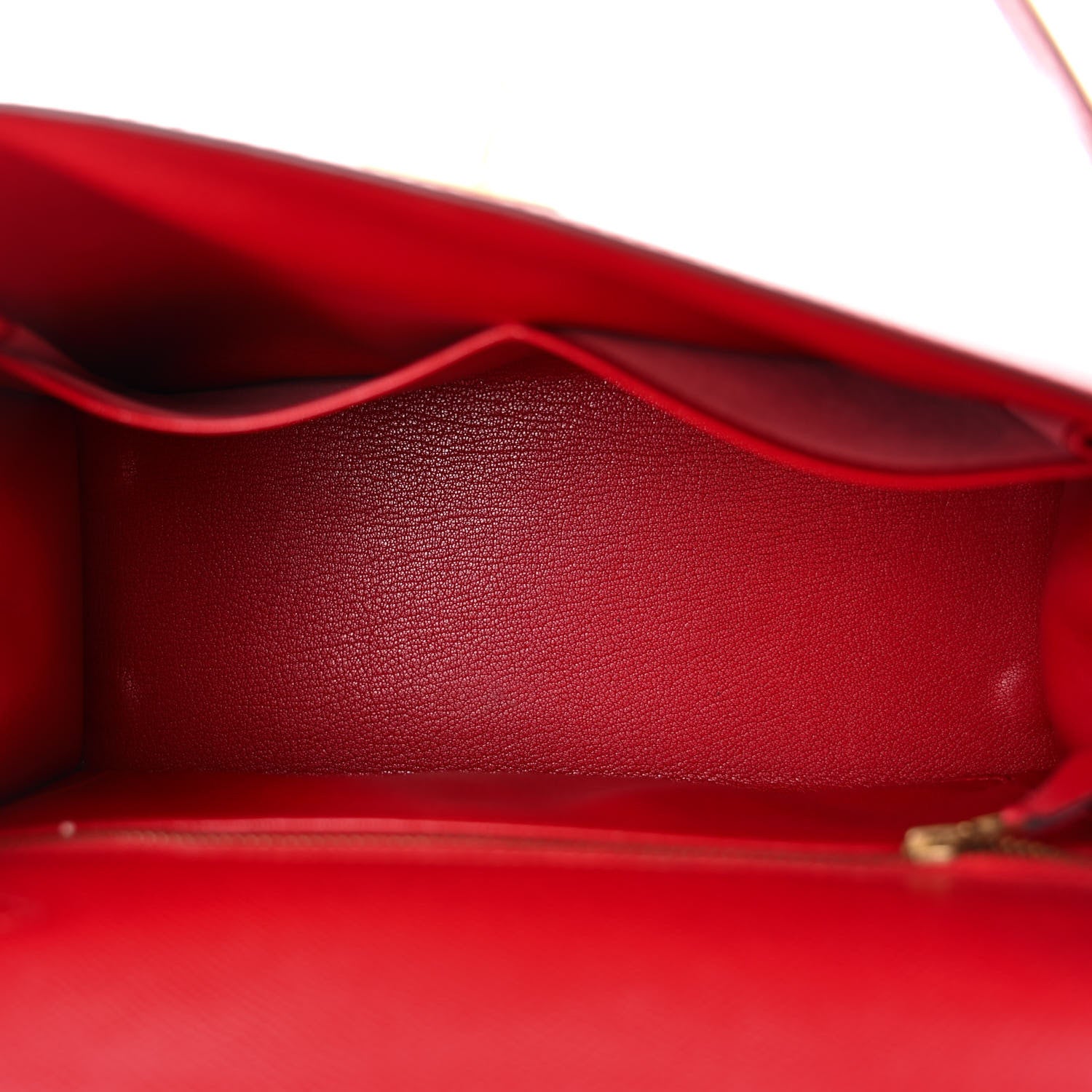 Hermes Courchevel Kelly Sellier 28 Rouge Vif 5 of 11