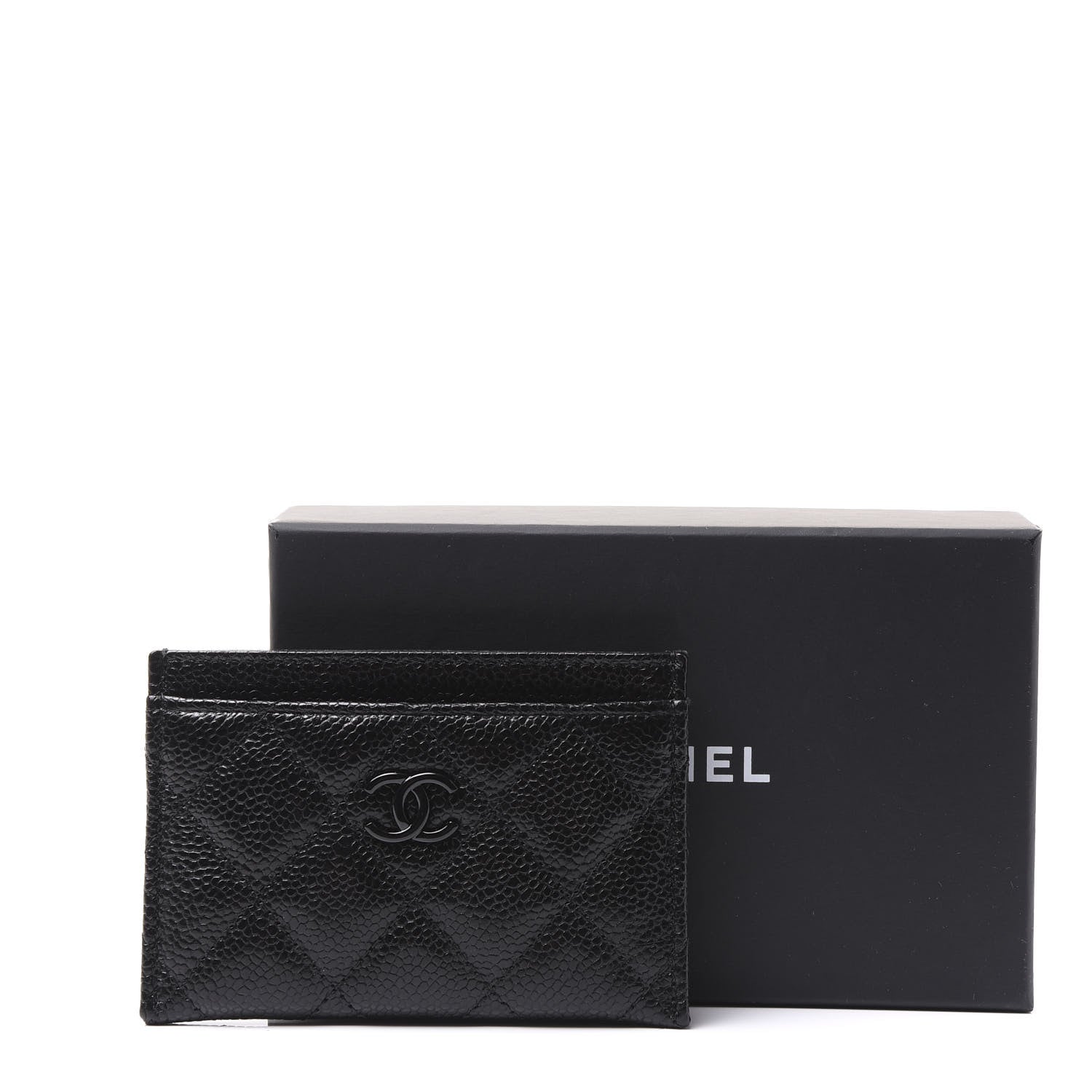Chanel Caviar Quilted Incognito Card Holder Black 3 of 11
