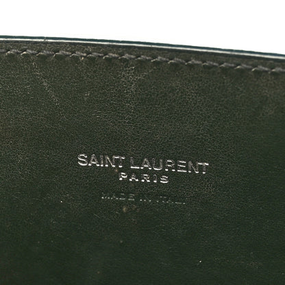 Saint Laurent Calfskin Crocodile Embossed Nano Sac De Jour Dark Green 11 of 20