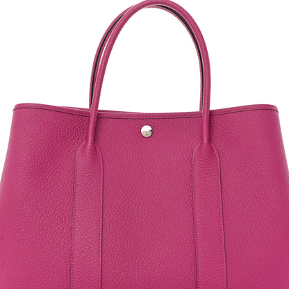 Hermes Vache Country Garden Party MM 36 Rose Pourpre 8 of 10