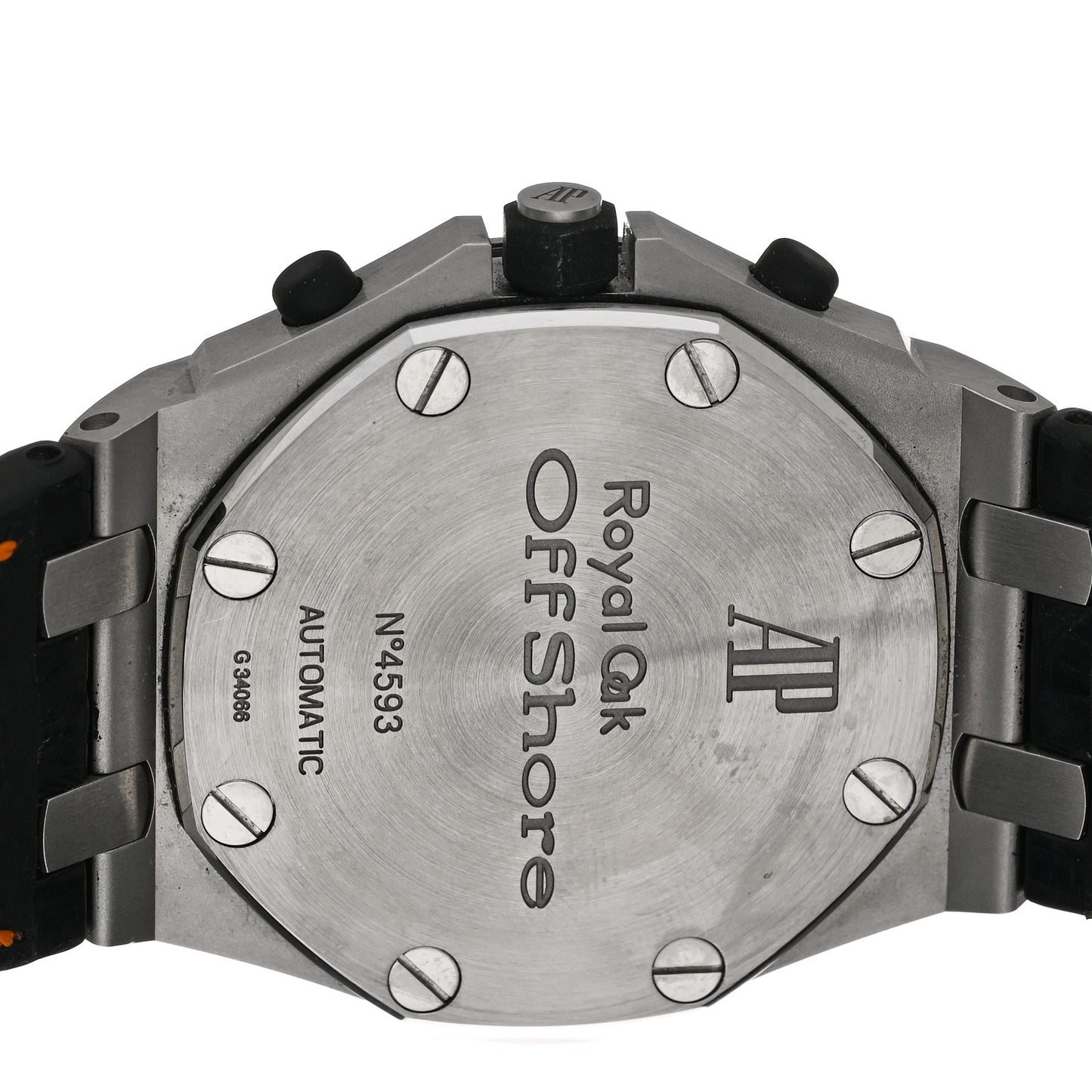 Stainless Steel Alligator 42mm Royal Oak Offshore Chronograph Automatic Watch Orange 26170ST.OO.D101CR.01