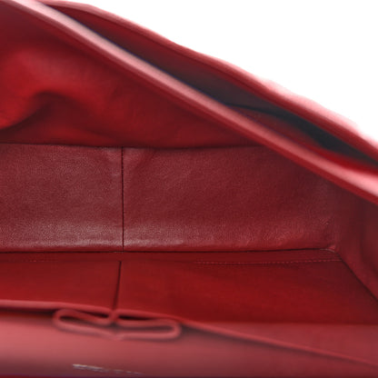 Chanel Caviar Quilted Jumbo Double Flap Burgundy 5 of 13