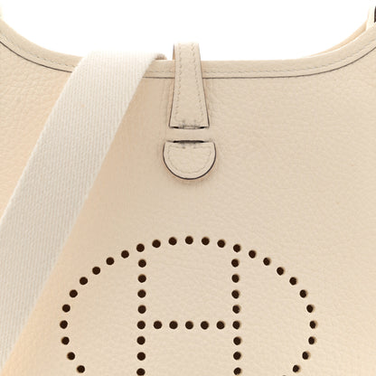 Hermes Taurillon Clemence Evelyne TPM Nata Craie 7 of 12