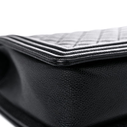 Chanel Caviar Quilted New Medium Boy Flap Black 8 of 12