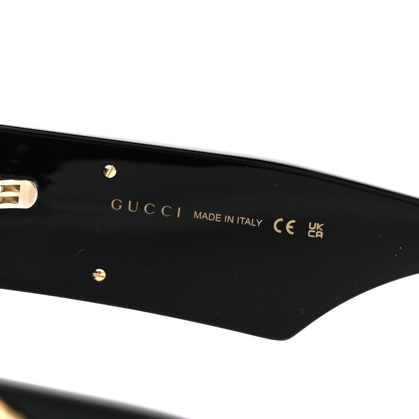 Acetate Square Frame Sunglasses GG0956S Black