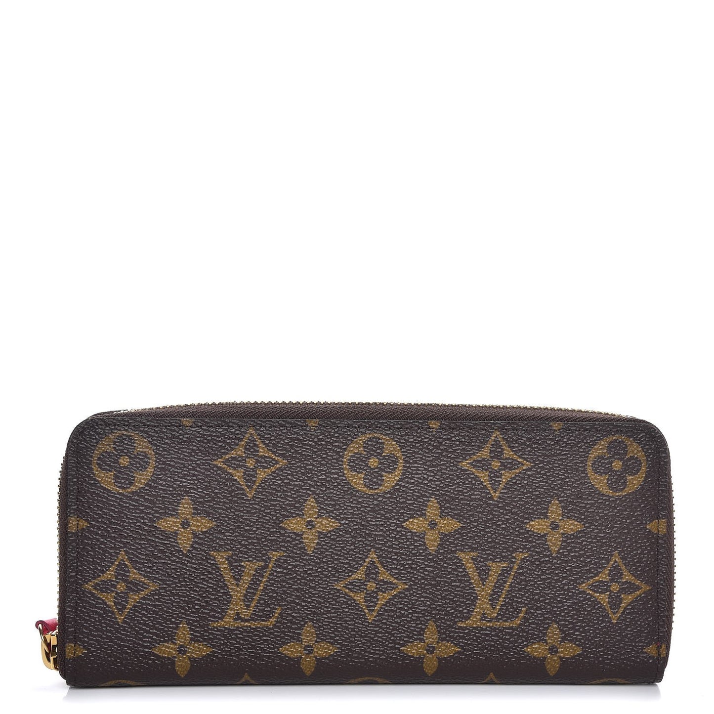 Monogram Clemence Wallet Fuchsia