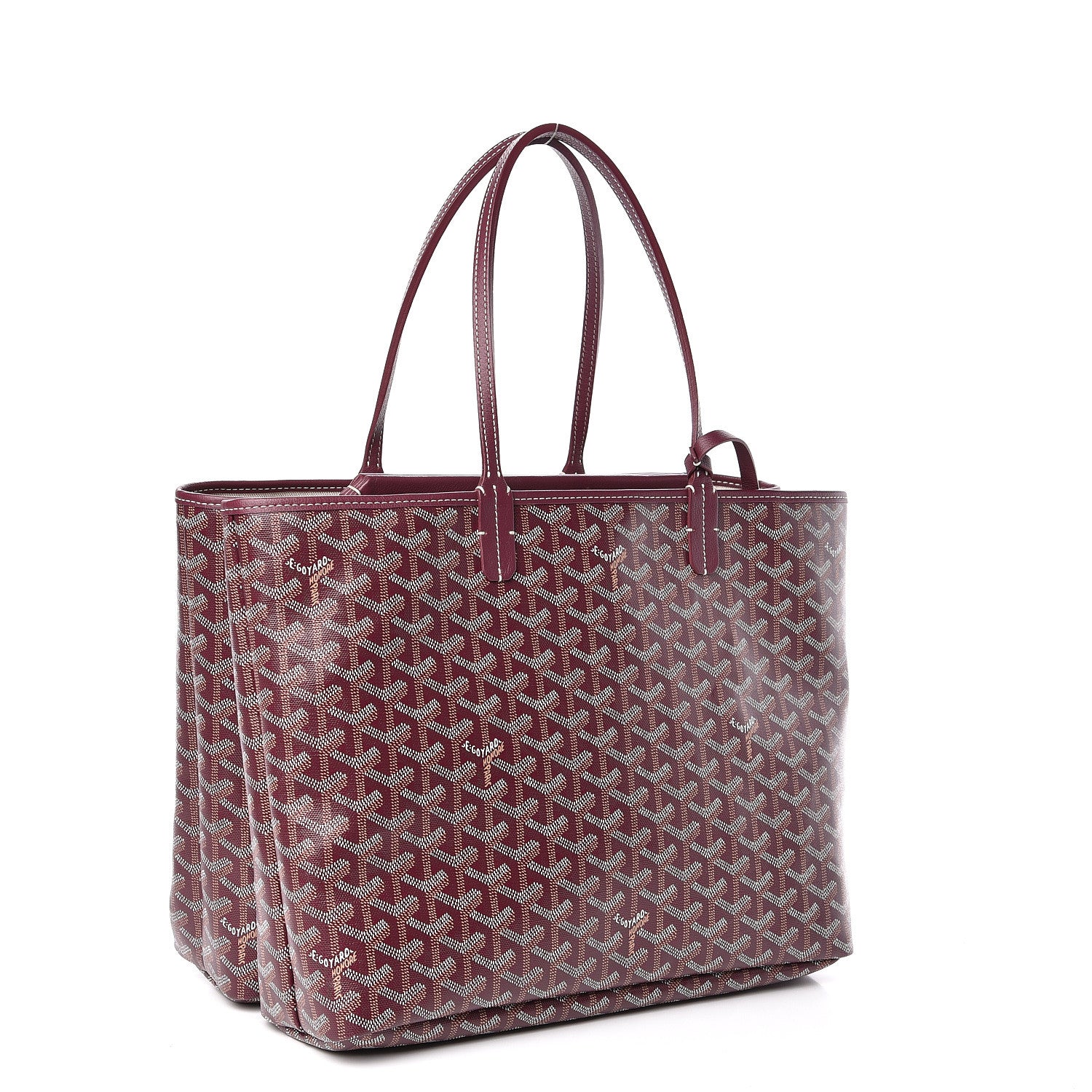 Goyard Goyardine Isabelle Tote Burgundy 4 of 12