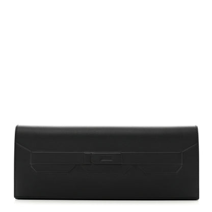 Hermes Swift Shadow Clutch 29 Black 1 of 8
