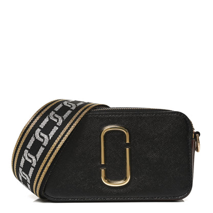 Marc Jacobs Saffiano Small Snapshot Camera Bag Black Multi 1 of 10