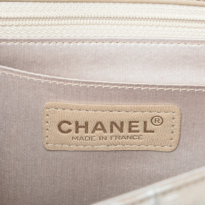Chanel Nylon Medium Travel Flap Light Beige 6 of 7