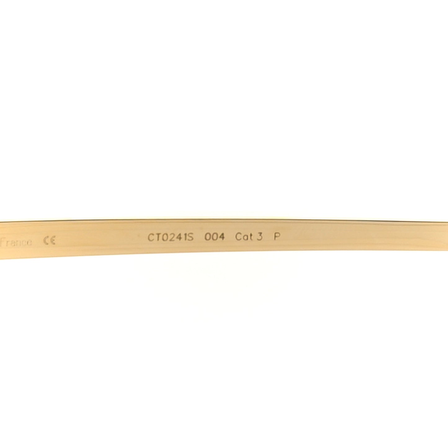 Santos de Cartier Sunglasses Havana Gold Grey
