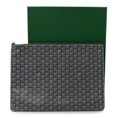 Goyard Goyardine Senat Pochette GM Grey 7 of 7