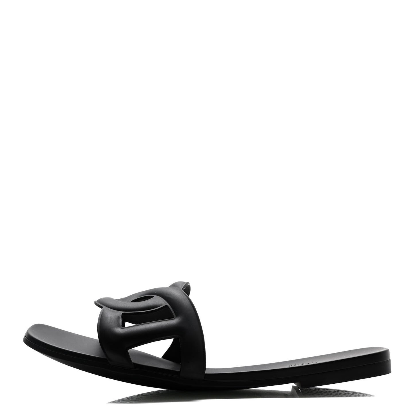 Rubber Aloha Sandals 40 Black
