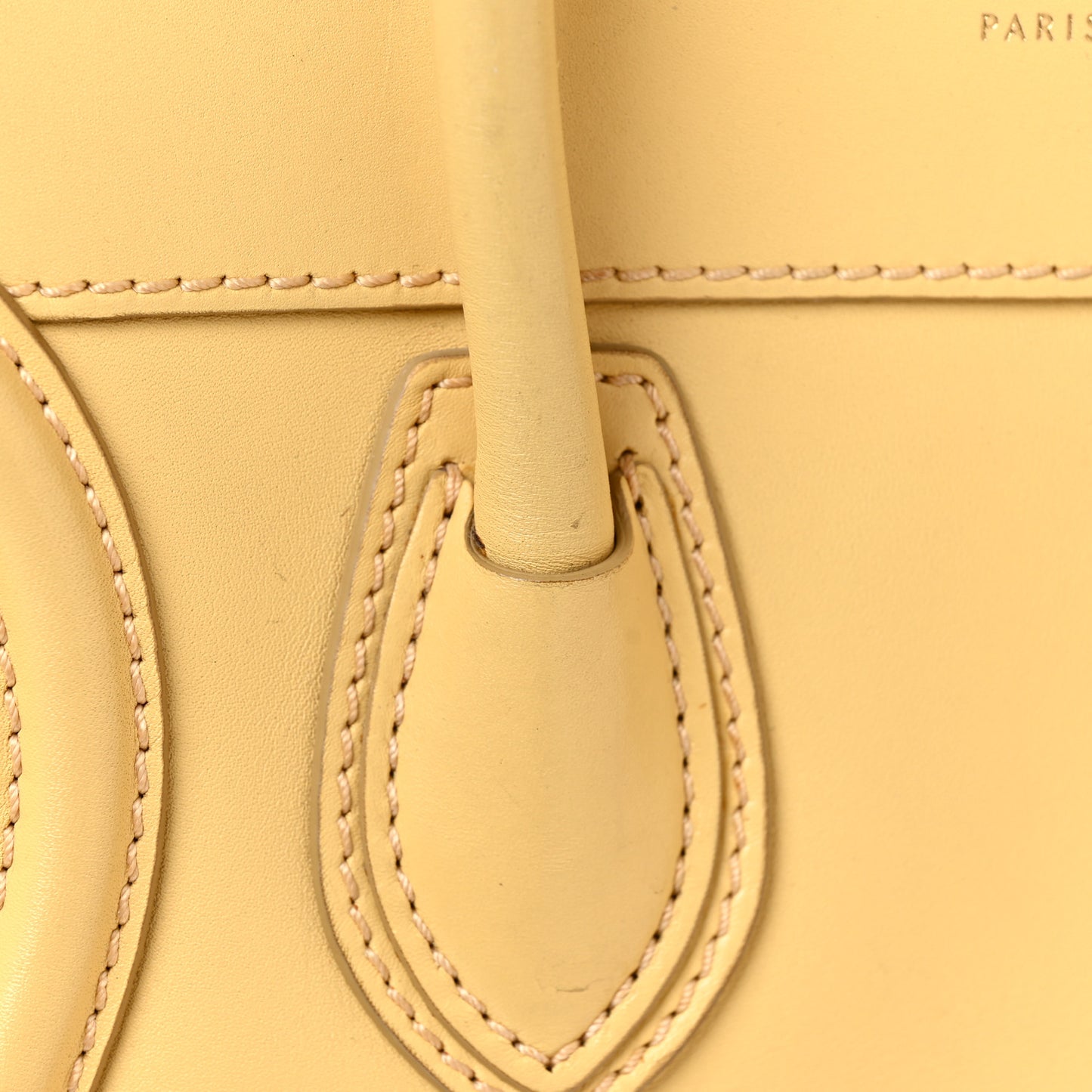 Smooth Calfskin Micro Luggage Butter