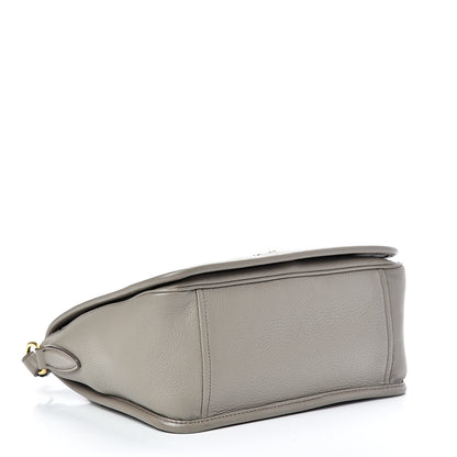 Prada Vitello Daino Crossbody Flap Grey 3 of 14