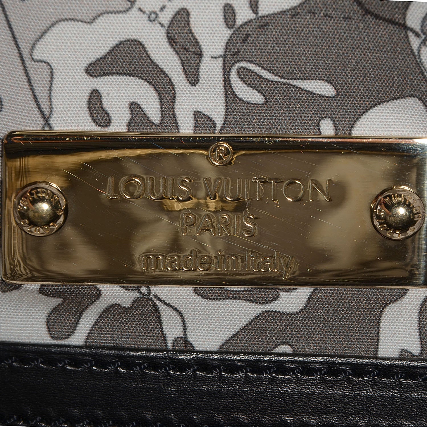 Louis Vuitton Bequia Leather Sac De Voyage Black 6 of 7