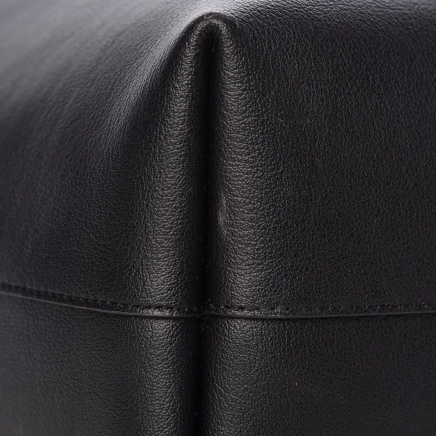 Calfskin Large Shopping Tote Black