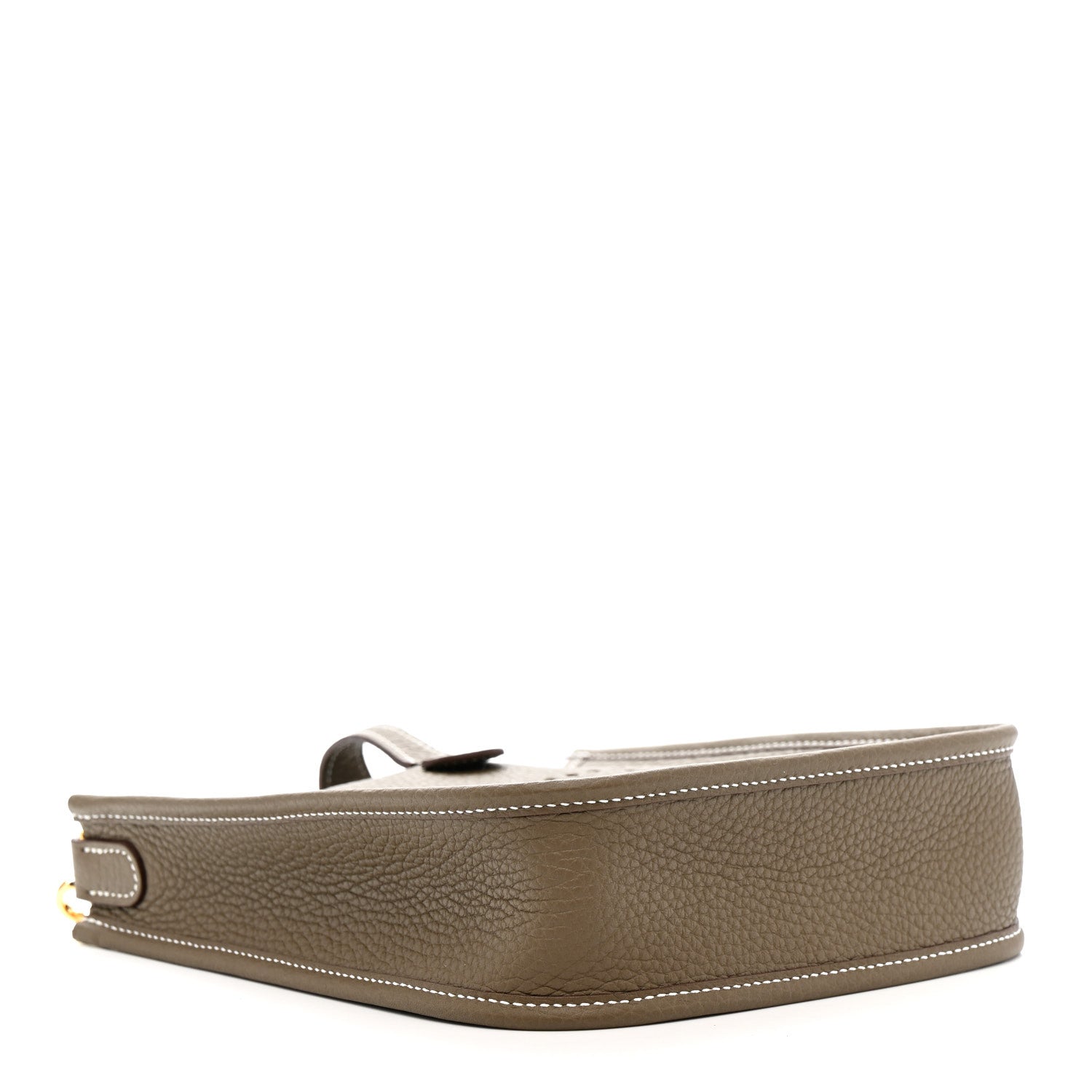 Hermes Taurillon Clemence Amazone Evelyne TPM Etoupe Bleu Indigo