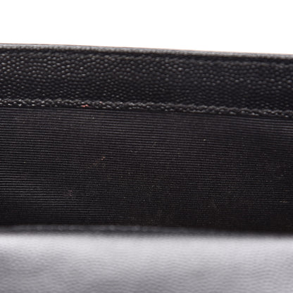 Saint Laurent Grain De Poudre Small Monogram Kate Satchel Black 11 of 11