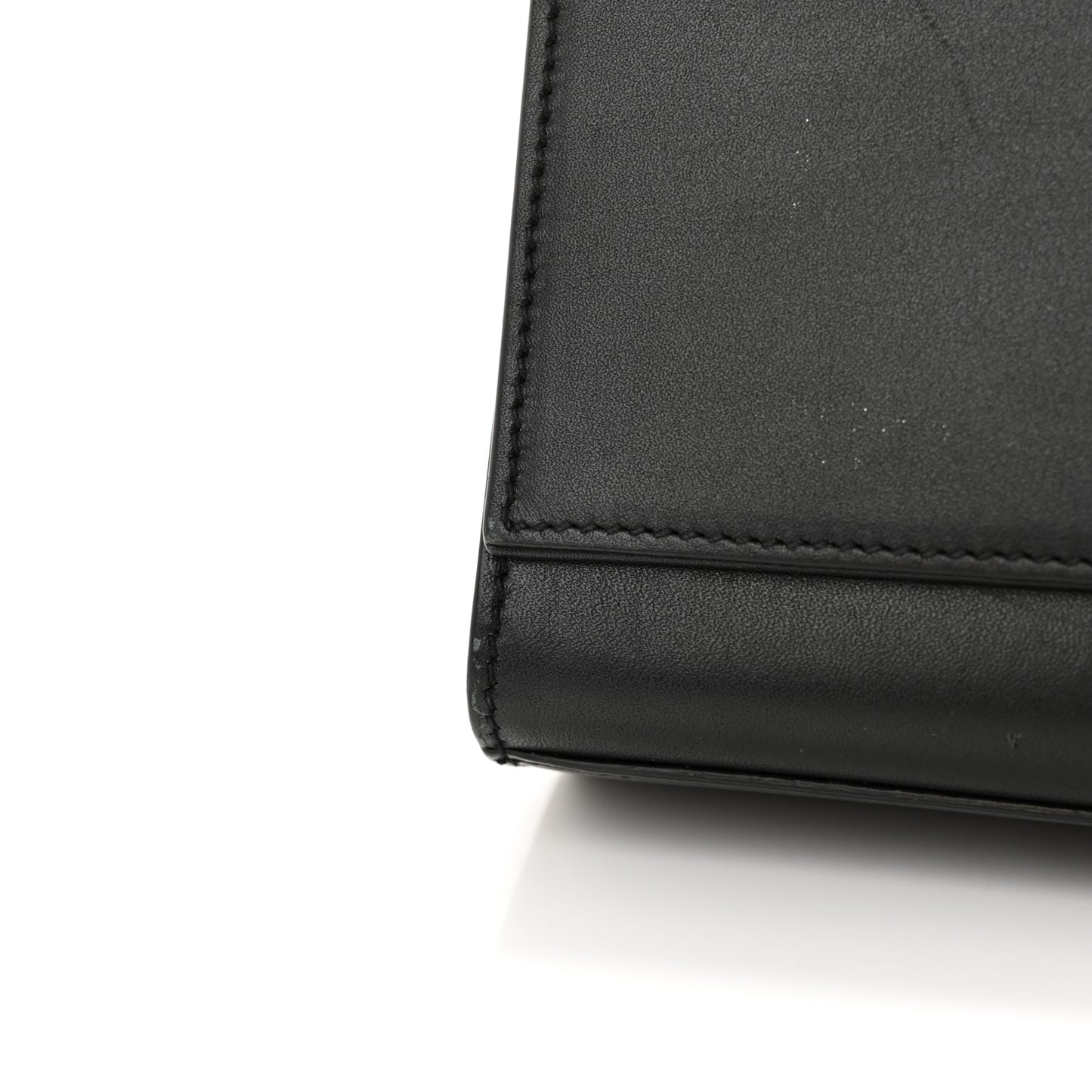 Smooth Calfskin Medium Classic Monogram Kate Tassel Satchel Black