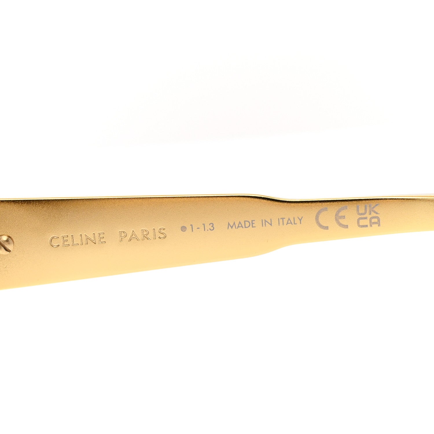 Celine Metal Triomphe Sunglasses CL40254U Gold 5 of 7