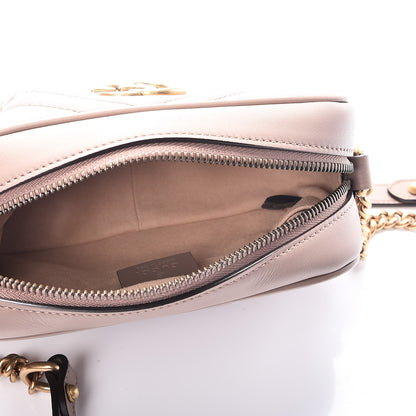 Gucci Calfskin Matelasse Mini GG Marmont Chain Shoulder Bag Nude 5 of 8