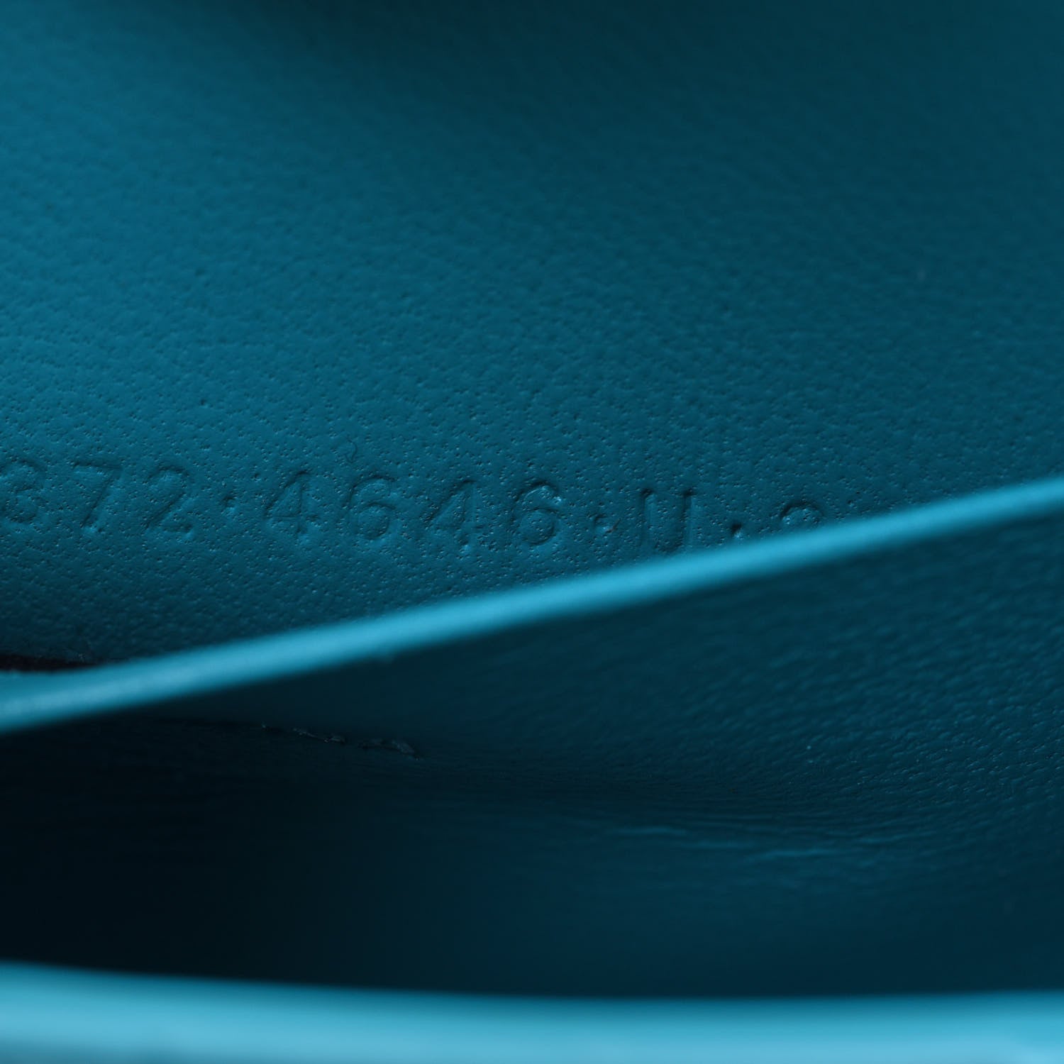 Balenciaga Shiny Calfskin Crocodile Embossed Hourglass Top Handle Bag Mini Turquoise 10 of 14