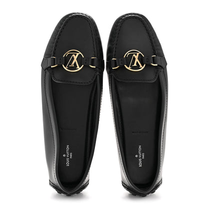 Louis Vuitton Calfskin Dauphine Loafers 40 Black 2 of 11