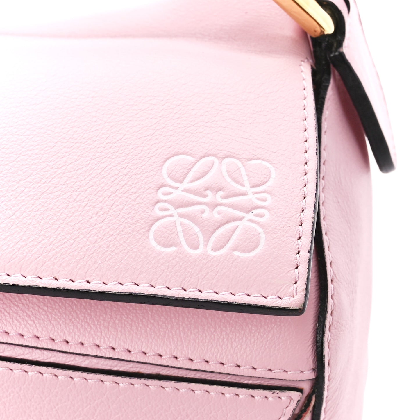 Calfskin Medium Puzzle Bag Light Pink