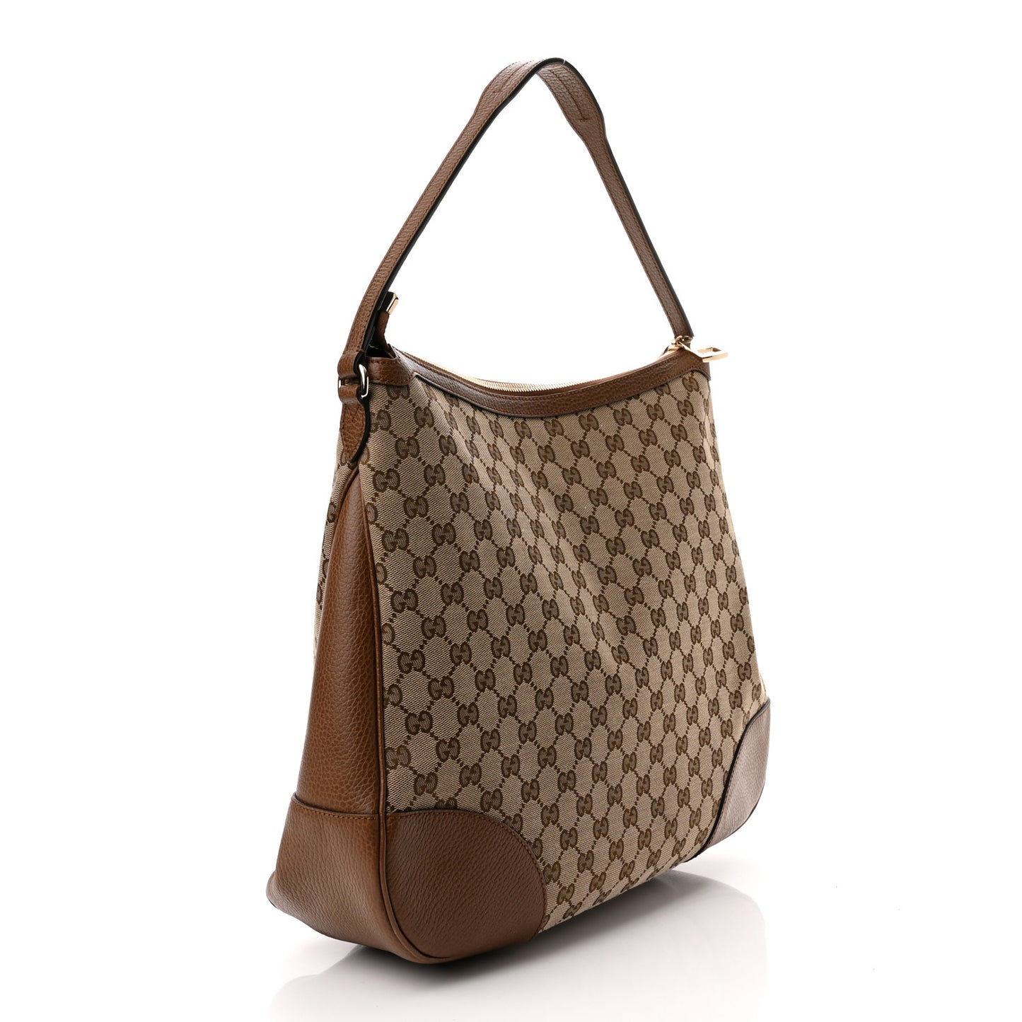 Soft GG Monogram Large Margaux Hobo Brown
