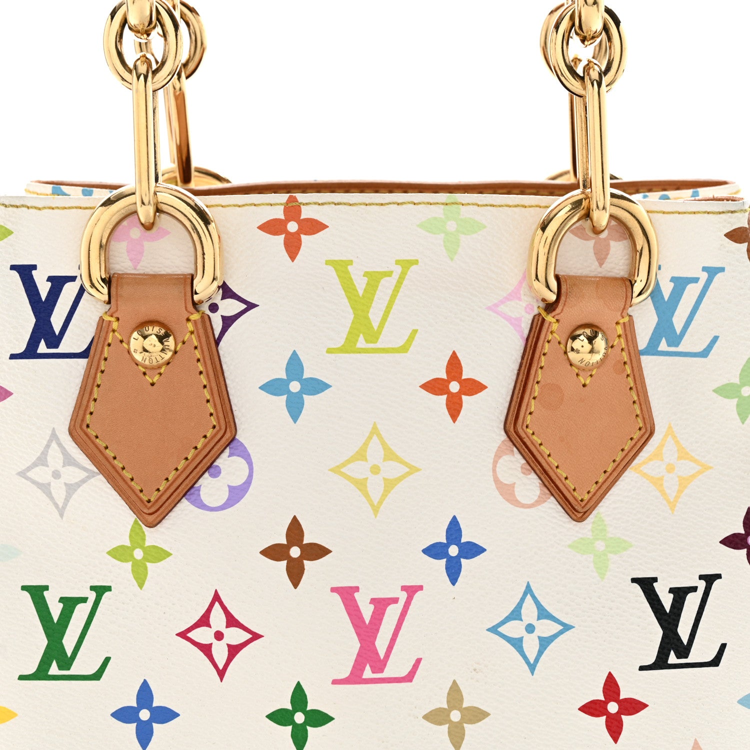 Louis Vuitton Monogram Multicolor Audra White 8 of 16