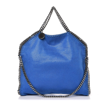 Stella McCartney Shaggy Deer Falabella Fold Over Tote Bright Blue 1 of 7
