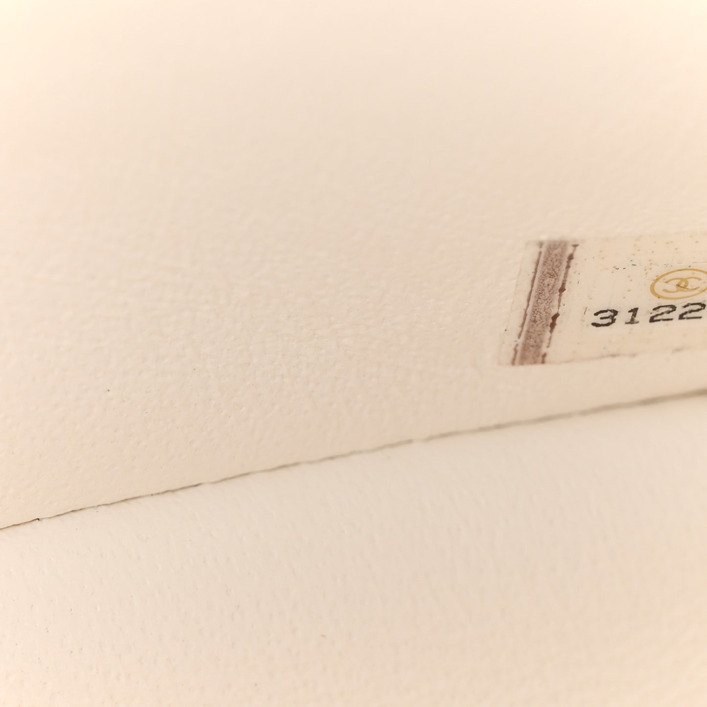 Lambskin Quilted Mini Rectangular Flap White