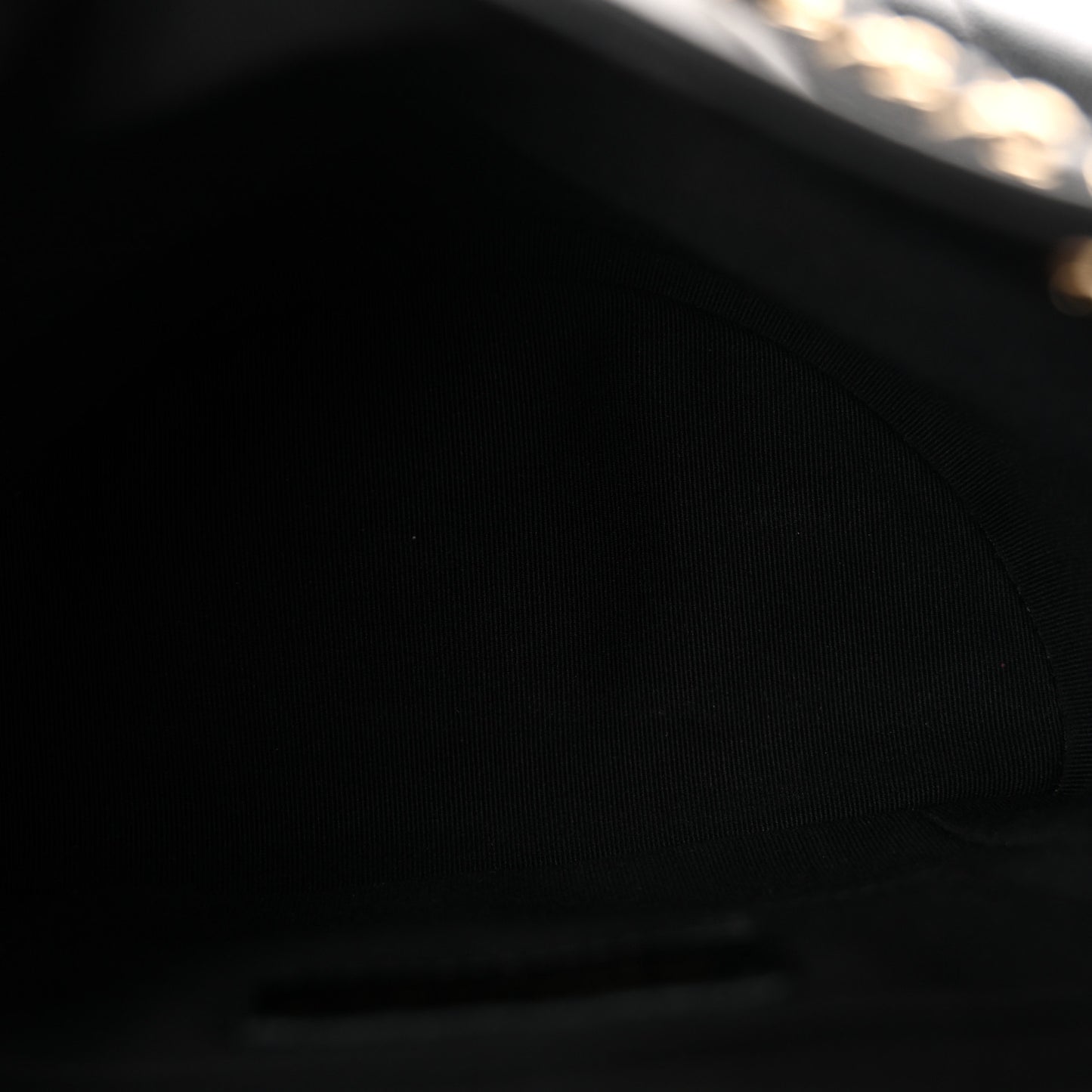 Calfskin Quilted Medium Duma Pockets Drawstring Backpack Black