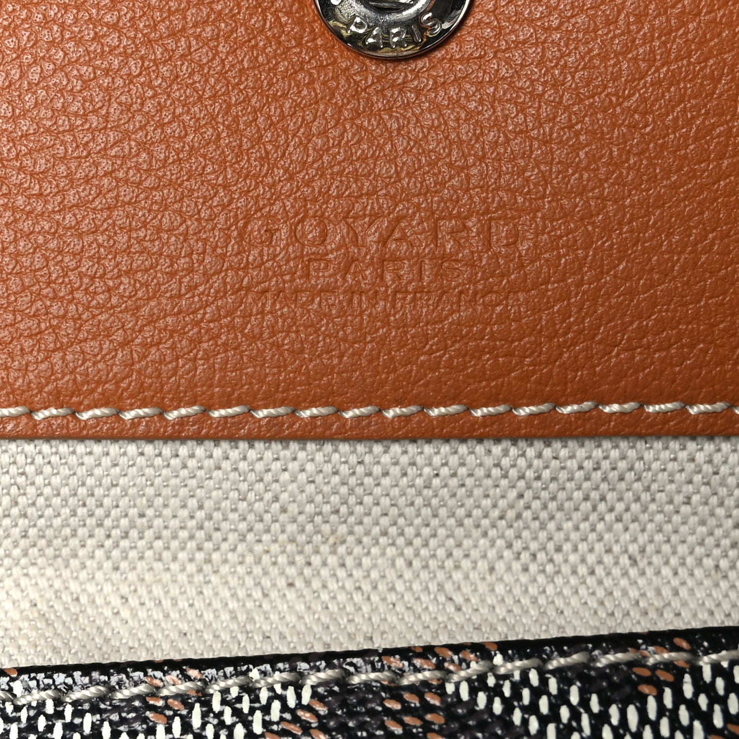 Goyard Goyardine Saint Louis PM Black Gold 7 of 10