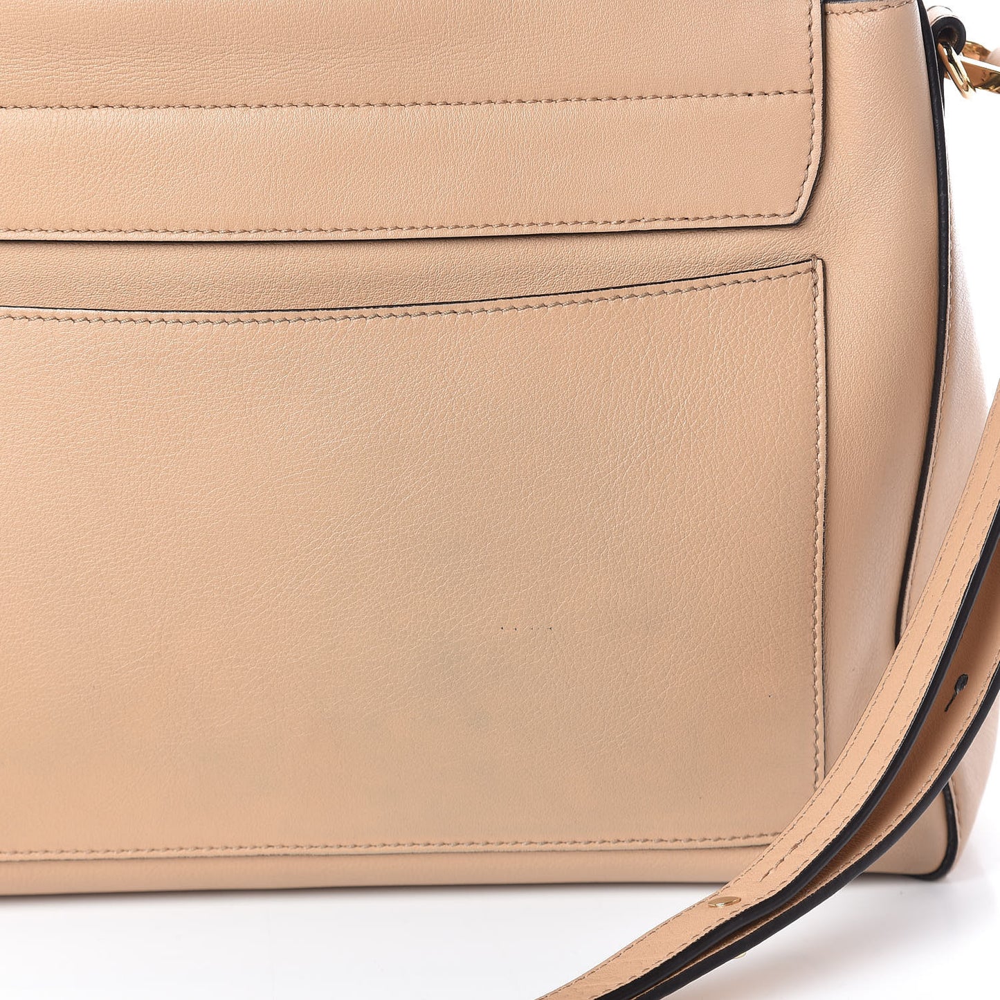Calfskin Medium Faye Day Shoulder Bag Blush Nude