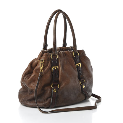 Prada Cervo Antik Shoulder Bag Nocciolo Sfumato 4 of 12