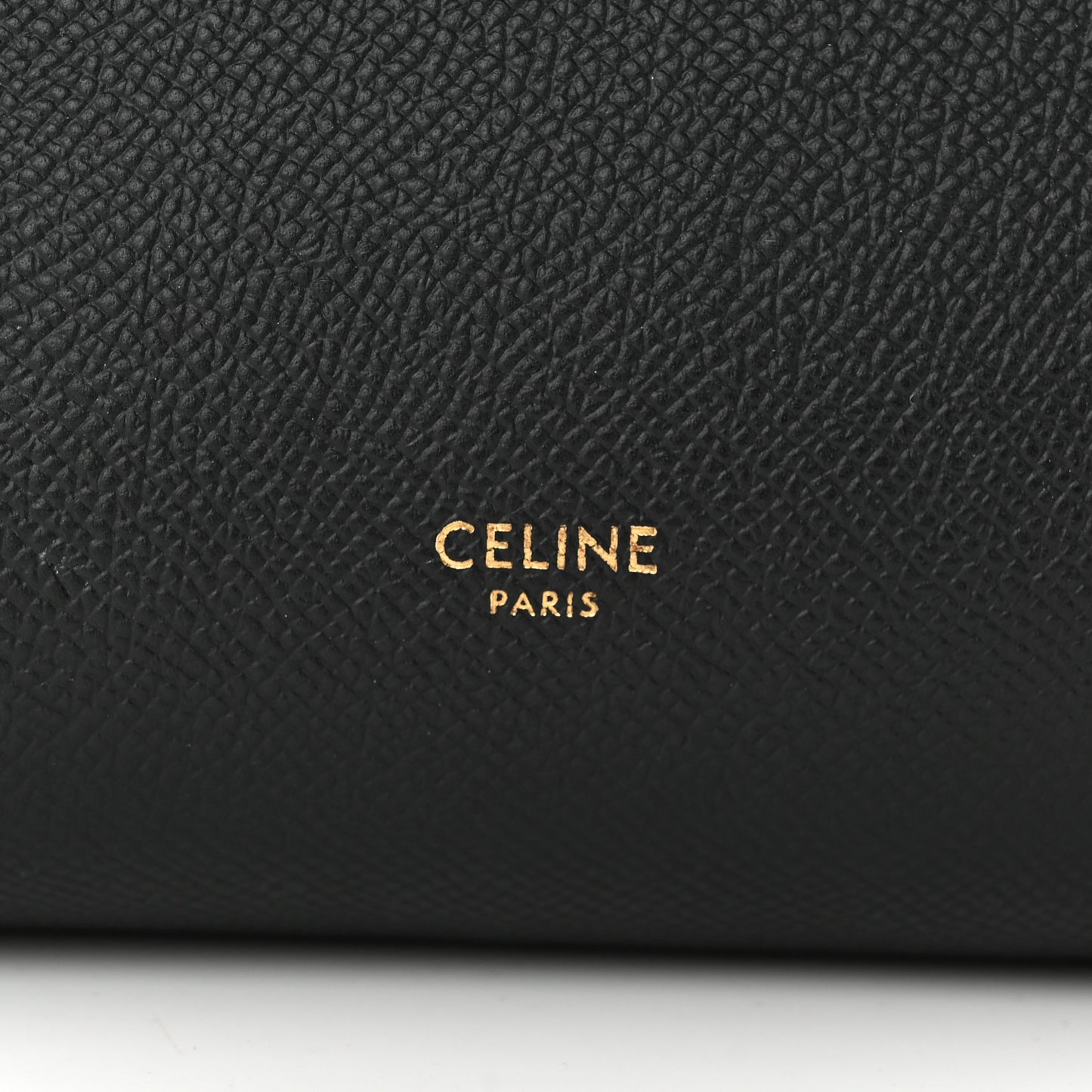 Grained Calfskin Micro Belt Bag Black