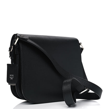 MCM Grained Calfskin Patricia Park Avenue Crossbody Bag Black 2 of 6