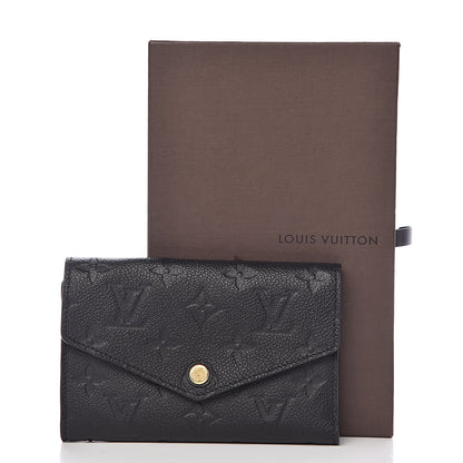 Louis Vuitton Empreinte Compact Curieuse Wallet Black 7 of 7