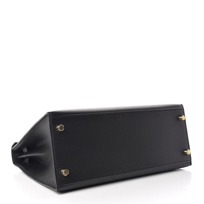 Hermes Epsom Kelly Sellier 28 Black 5 of 37